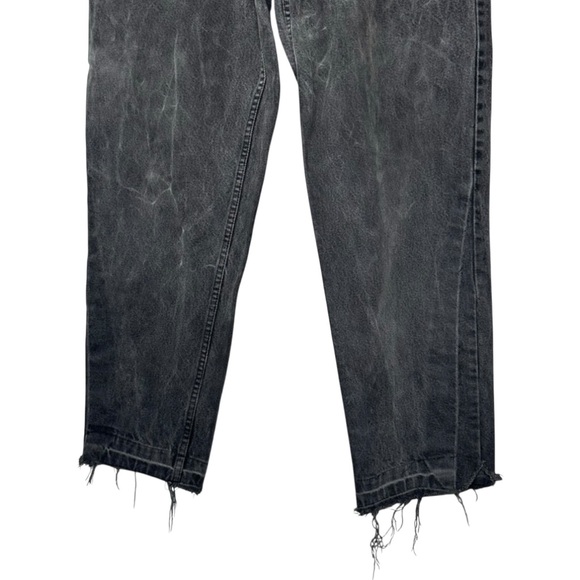 |VTG| GUESS 90s Pascal Baggy Tapered Raw Hem Jeans - Picture 3 of 8